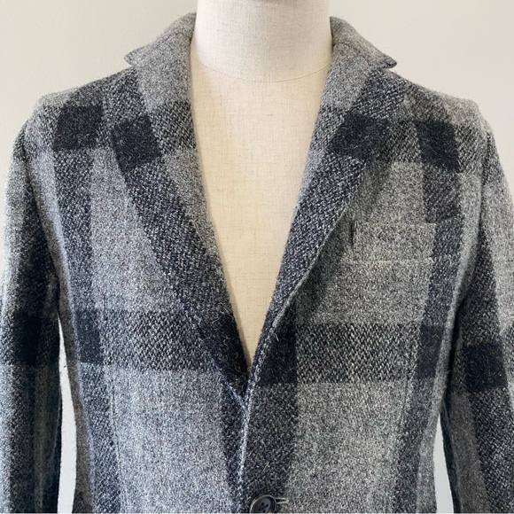 JOURNAL STANDARD x Harris Tweed men’s gray plaid suit, JP M (US ~36S) - Picture 5 of 16